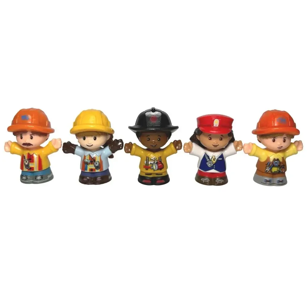 BUNDLE FISHER PRICE LITTLE PEOPLE CITY
WORKERS - Picture 1 of 8